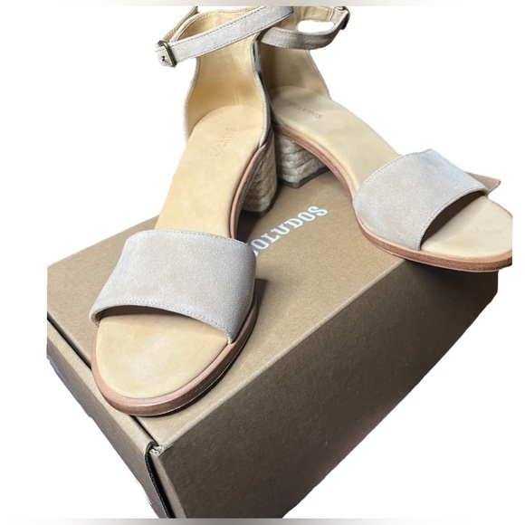 Soludos Capri mid ankle strap block wicker heel!🔥🔥 size 7.5 NEW IN BOX🔥 - Picture 4 of 12